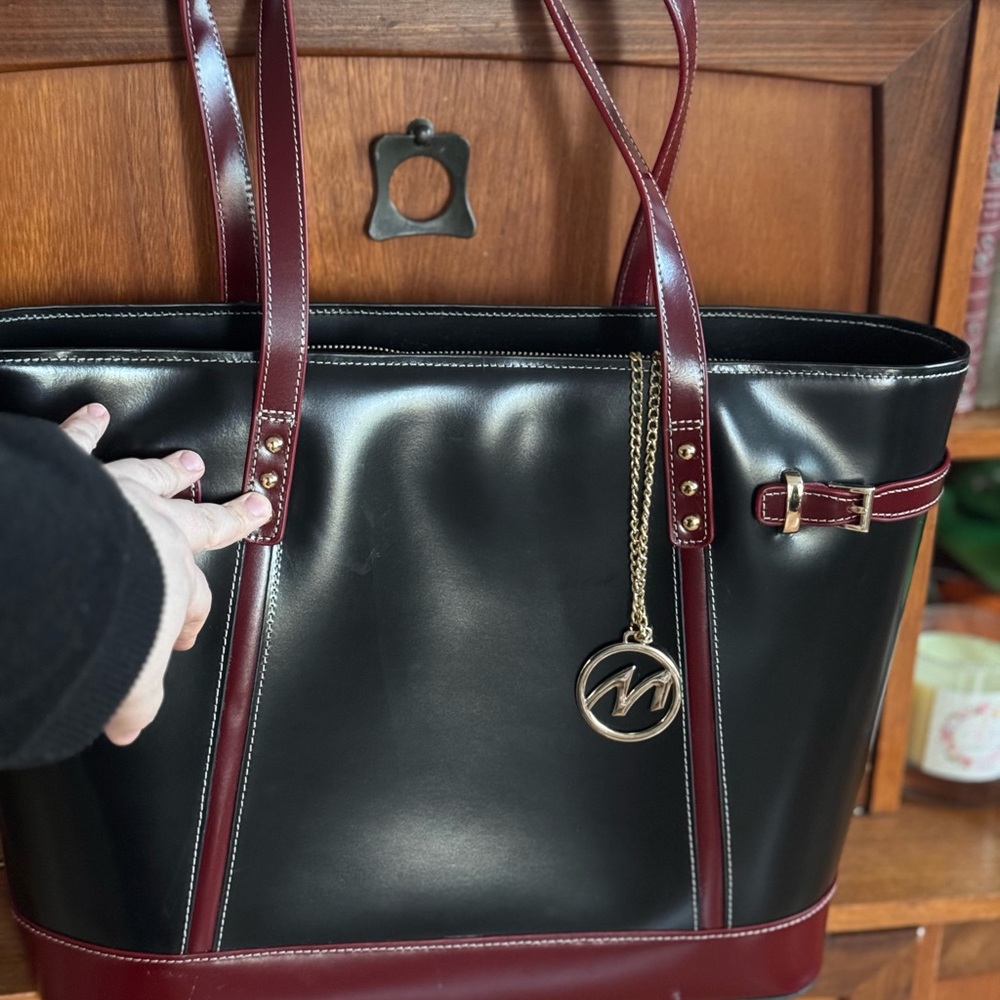 Mcklein leather tote